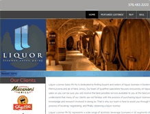 Tablet Screenshot of liquorlicensepanj.com